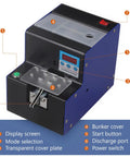 Automatic Screw Feeder Machine With Digital Display Counts M1.0 To M5.0 Fasteners, showing control panel and components.