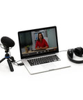 Compact USB Audio Interface For 3.5mm Mics With TRS And TRRS Plug In Power, Real Time Monitoring Via Headphone Output, Plus A Handy Mute Button