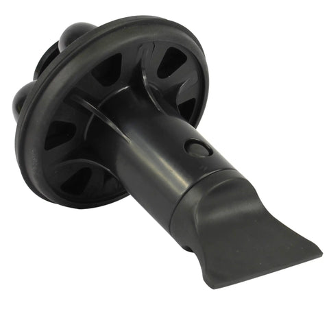Disposal Genie II Garbage Disposal Strainer And Stopper, Kitchen Sink Drain Splash Guard With Food Scraper, Black Finish, 1 Pack