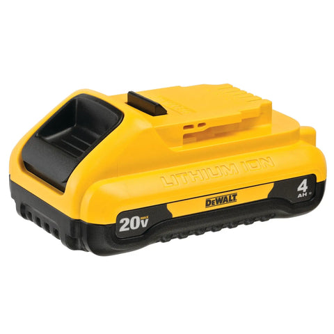 20V Max 4Ah Lithium Ion Battery 2 Pack DCB240-2 with extended runtime, yellow casing, compatible with 20V MAX tools and chargers.