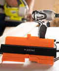 Contour Duplicator With Angle Finder And 10 And 5 Inch Profile Gauges For Perfect Cuts In Woodworking And Tile Projects, V2 2025 Upgraded Pins Won't Bend on workbench with tools