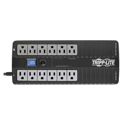 Reliable 850VA UPS Battery Backup With 12-Outlet Surge Protector, Energy Star Certified For Desktop PC And Small Monitor, AVR Regulation, Dataline Protection, Uninterruptible Power Supply With Insurance And 3-Year Warranty