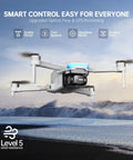 Beginner Friendly Foldable Drone With 4K Camera And Brushless Motors Auto Follow Tap Fly Circle Fly One Key Start flying outdoor