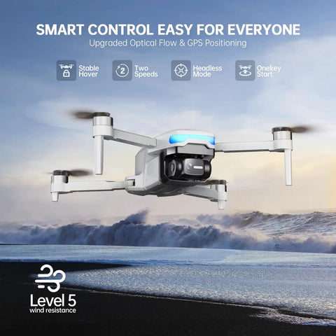 Beginner Friendly Foldable Drone With 4K Camera And Brushless Motors Auto Follow Tap Fly Circle Fly One Key Start flying outdoor