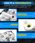 OEM fit and performance features of Grab This Straight Shooter Air Conditioning Compressor Swap For Honda Crv Civic Ilx Rdx 2.4L 2007 To 2015