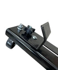 Close-up of Snow Blower Storage Dollies For 44 Inch, 47 Inch, And 54 Inch Snow Blowers Replacement For LP70692, heavy-duty wheel and bracket.