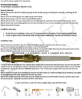 Installation manual for Three Handle Tub And Shower Trim Kit For Price Pfister Faucets with illustrated steps and parts.
