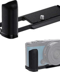 Street Ready S9 Hand Grip For Panasonic Lumix S9 Camera With L Shape Bracket And Built In Arca Quick Release Plate Battery Compartment Access Anti Slip Leather Pad For A Solid On The Go Shoot.