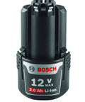12 Volt Max Lithium Ion 2.0Ah High Capacity Battery For Power Tools With BeefedUp Runtime And Cold Weather Performance Down To Minus Four Degrees