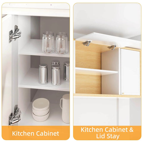 Heavy Duty 2 Pack 90 Degree RV Cabinet Hinges With Soft Close Surface Mount for face frame frameless cabinets