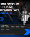 High Pressure Fuel Pump With Seal Gasket And Bolt On Direct Fit For Buick Allure Enclave LaCrosse Cadillac ATS CTS SRX XTS