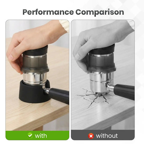 Non Slip Silicone Coffee Tamper Base With Portafilter Holder For Luxe Cafe ES601 ES701, Pro Grade Tamping Station Accessory Comparison