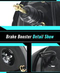 Heavy Duty Vacuum Power Brake Booster Replacement For Toyota Camry Avalon Solara And Lexus Es300 Easy Bolt On Swap 1995 To 2003 showing detailed components.