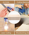 Basswood craft sheets, 60-pack, 12x12x1/8 in (3mm), unfinished, smooth for laser cutting