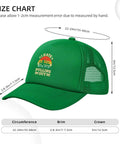 Dope Funny Camper RV And Trailer Trucker Hat Mesh Baseball Cap For Men Women Dad Green Lightweight Polyester Size Chart