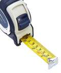 Heavy Duty Tape Measure Two Pack With Inch And Metric Scale Three Lock Design And Mid Accuracy 25 Feet Long Heat Treated Spring Bend