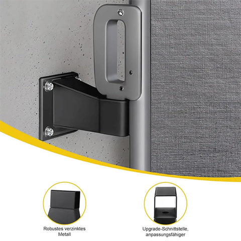 Wall Bracket For Awnings Side Support Rack Bracket Kit With Screws And Washers Awning Accessory Outdoor Mounting Tool Sturdy Design For Patio And Porch Easy Install