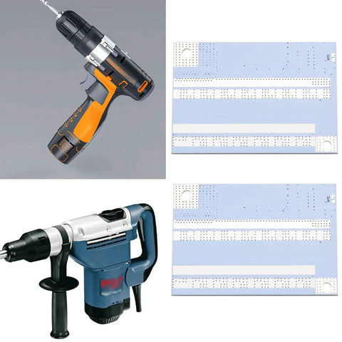 Straight Up Killer 2 Pack 5S Battery Management System 100A BMS Circuit Board shown with power tools and circuit boards.