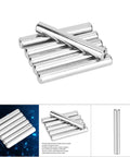 Durable D Shaft Drive Axles Set 6Pcs 40mm x 6mm Stainless Steel Ground Rods For Toy Car Wheels Gears And Industrial Robot Parts Pro Grade Grippy Cuttable Motorshafts For Smooth Alignment