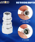 Image of R1234YF To R134A Low Side Quick Coupler For Car AC Charging With R12 To R134A Hose Adapter Fitting detail