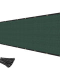 Privacy Fence Screen 6 Foot By 20 Foot Dope Windscreen Mesh For Outdoor Garden Patio Backyard Chain Link Fence Green Heavy Duty 175GSM Poly Fabric With Brass Grommets And 90 Percent Privacy