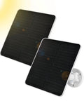 6W Solar Panel For Outdoor Security Cameras With Micro USB Port, Compatible With Rechargeable Battery Powered Surveillance