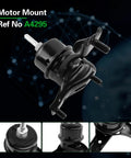 Tough Built Engine Motor And Transmission Mount Set For Toyota Camry 2007 Through 2011, heavy duty black motor mount with bolts.