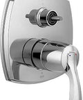 14 Series Integrated Three Function Shower Trim With Diverter Chrome Finish, Trim Kit Only, No Handle, side view