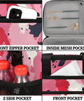Spacious Insulated Picnic Backpack Cooler For Outdoor Fans And Busy Humans with mesh and zipper pockets, and side bottle holders.
