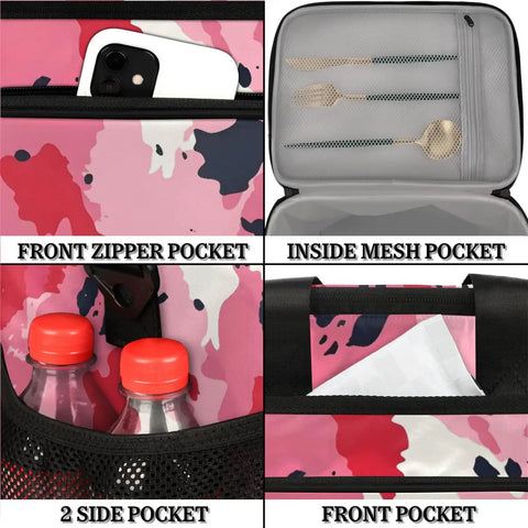 Spacious Insulated Picnic Backpack Cooler For Outdoor Fans And Busy Humans with mesh and zipper pockets, and side bottle holders.