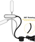 Amazing Power sewing machine LED light with flexible gooseneck and magnetic base for workbench use.
