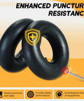 Two Pack 15x6.00-6 Inner Tubes With TR-13 Valve Stem For Lawn Mowers Go Karts ATVs Yard Tractors Wheelbarrows And Golf Carts Tough As Nails Replacement Tubes For Rugged Outdoor Work