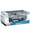 Vintage Ford 1948 F1 Pickup Diecast Model 1 25 Scale Gray Special Edition in box with display window