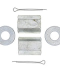 Kawasaki Tie Rod End Kit OEM 39112-1069 39112-1068 For Mule Utility Vehicles 2007 And Prior Bolt On Durable OEM Grade Fit For Mule 1000 2010 2020 2500 2510 2520 520 550 2007 2008 Models Ready To Roll., zinc tie rod end kit with washers and cotter pins