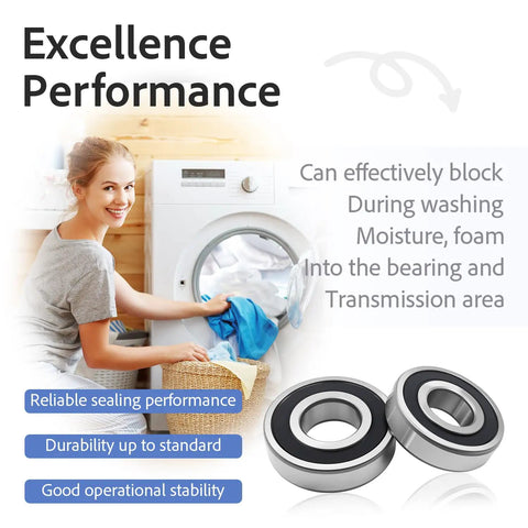 Top Shelf Front Load Washer Tub Bearing And Seal Repair Kit Fits Lg Kenmore Units with sealing performance and operational stability.