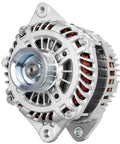 Front view of Beefed Up 150A Direct Fit Alternator Replacement For Nissan Murano 2015-2017 V6 3.5L, Pathfinder 2013-2017 V6 3.5L