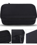Road Warrior Microphone Case For Sm7b And Mv7 Podcast Mic with sturdy black nylon exterior and zipper, perfect for storing equipment.