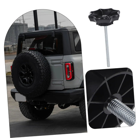 Spare Tire Hold Down Bolt Kit Universal Mounting Hardware Clamp Bolt For Cars, tight fit with no wobble, on SUV