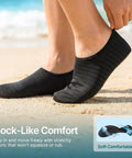 Water Shoes For Men And Women Go To Quick Dry Breathable Material With Thick Insole on sandy beach