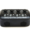 Smart 4-Port 1S LiPo Charger With Digital LED Display And Independent Output Ports, Micro Size, shown from front angle