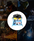 Portable 10Kg Welding Positioner Turntable With 180mm Working Table 0 To 90 Degree Tilt 2 To 20 RPM Rotational Speed 110V