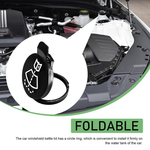 Windshield Washer Fluid Cap Replacement For Car Wiper Reservoir DIY Friendly Durable Bottle Cover Fits GMC Chevrolet Buick Cadillac OEM 12767700 And 13227300