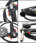 Aluminum Spool Gun For MIG Welders Fits Millermatic 140 141 211 And Spoolmate 100 close-up view of components