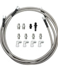 70 Inch 6AN Transmission Cooler Hose Kit With Stainless Steel Braided PTFE Lines For 4L60E 4L80E TH350 TH400 2004R 700R4 And C5 Vehicles