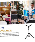Badass Telescopic Drum Rack Storage Setup For Practice Pads Snare Brackets Collapsible Percussion Shelf Stand Black Heavy Duty Music Gear Kit in use with drummers.