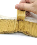 Heavy Duty Pro Grade Nylon Dust Shoe Brush Kit for CNC Routers and Milling Machines showing nylon bristles and canvas stitching