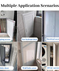 Lockable Drywall Access Panel White Inspection Service Hatch Top Shelf Aluminum Alloy Build Killer Security For Attics And Utility Openings Sleek Matte Finish No Sweat Install Sturdy Reliable Choice 22By56 Inch in various application scenarios.