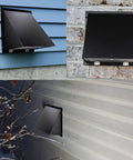 12 Inch Wall Vent Hood Exhaust Cap for Dryer Vent Cover with Screen and Damper on different exterior walls