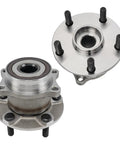 Ready To Roll Rear Wheel Hub Bearing Assembly Pair For Subaru Outback Legacy Ascent Forester Wrx St 2015 To 2021 showing steel construction and precision design.