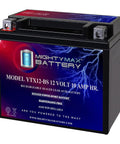 Boost Your Engine With This Slick 12V 10Ah 180CCA AGM Motorcycle Battery designed for dirt bikes and scooters with a rugged design.